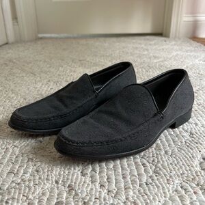 Vintage Y2K Gucci Black Loafers